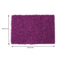 Tapis JchAouY Tapis de salle de bain doux antidérapant pour douche et lavabo 40*60cm violet foncé-2