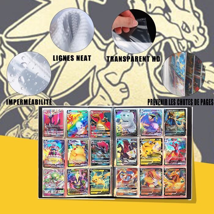 Album de collection compatible avec les cartes Pokémon - 30 pages - 540  poches - Album de cartes à collectionner - Classeur - Livre de protection - Album  pour cartes Pokémon - Collection - Carnet de collection : :  Jouets