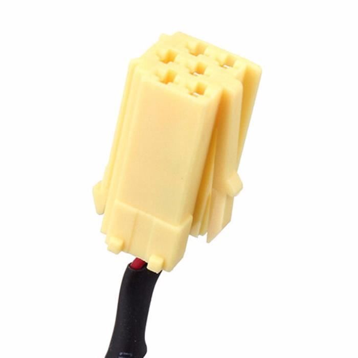 Connecteur MINI-ISO jaune PHONOCAR - Norauto