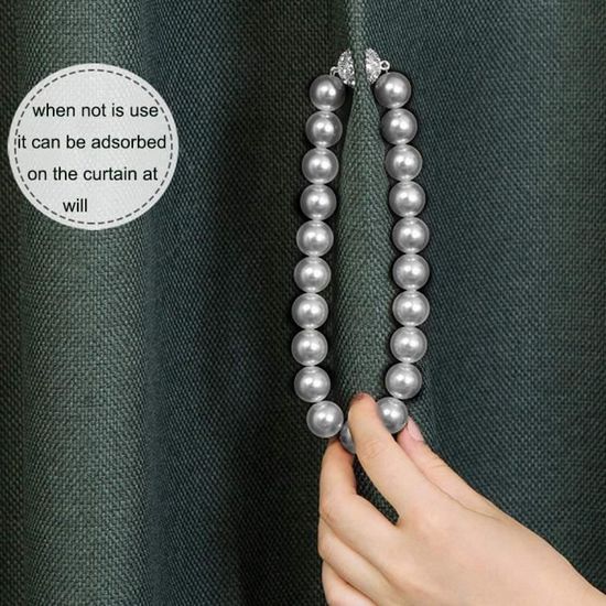 Embrasse Pour Rideaux Noire, 2 Pièces Embrasses De Rideaux, Embrasses