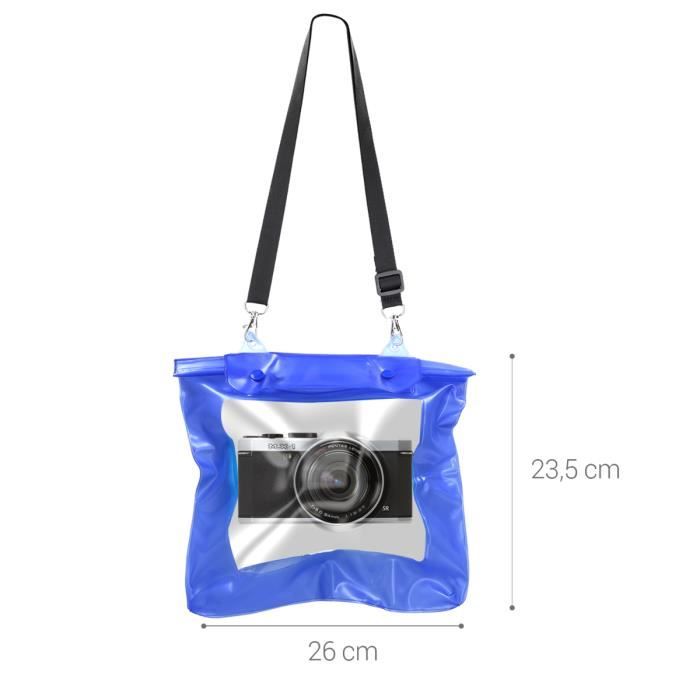 Kwmobile Pochette tanche Appareil Photo Sacoche Imperm able