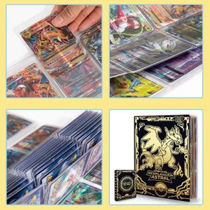 Classeur Album 4 Poches Pour Cartes – 30 Pages, 120 Cartes, PP Résistant, Idéal Collectionneurs (Lot De 2, Noir)