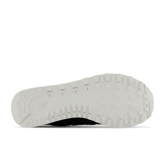 Basket Femme New Balance 574v2 WL574FQ2 Noir Cuir Femme Lacets Plat Noir Cdiscount Chaussures
