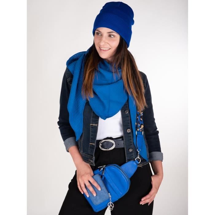 Écharpe Femme StyleBREAKER - 180x70cm, Viscose, Légère, Franges, Multiple Couleurs