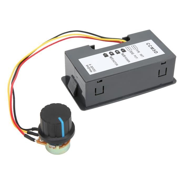 AC 220V UX ‑ 52) Contrôleur De Vitesse De Moteur Avec Affichage Numérique Rhéostat électrique