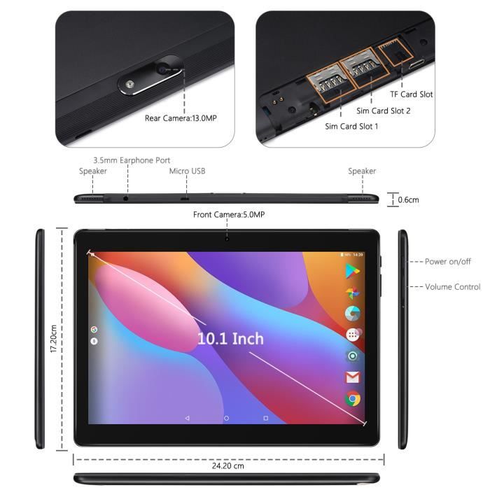 Tablette Tactile-CHUWI Hi9 Air X20-Tablette PC-10.13