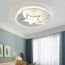 Chambre Enfant Led Plafonnier Ronde Blanc Design Luminaire Etoile
