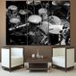 LB17300 Toile HD imprimé photos cadre salon décor mur Art noir blanc  tambours peintures 3 pièces musique Instrument affiche PENGDA - Achat /  Vente tableau - toile - Cdiscount