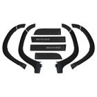 APLINE Pour Dacia Duster 2010-2017 Fender Protecteur de Passage de roue Garde-boue et protection laterale Protection Kit Carrosserie