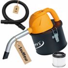 Aspirateur à cendres et poussières portatif - 600W - Cuve acier 4L - FACILITYS - Équipé d'un filtre lavable et d'une soufflerie