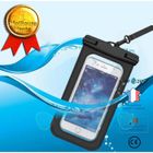 CONFOZEN Sac Étanche Téléphone C® IPX8 Poche Transparente Appels Photos Plongée Plage Pêche Compatible Smartphone Général 7 Pouces Noir