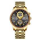 Coffret Cadeau Montre Homme FESTIVUS , Montre Chic, Montre pour Homme Quartz - Analogique - Acier – Doré