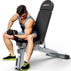 JOROTO MD80 Banc de Musculation 450 kg | Réglable 4 en 1 | Inclinable pliable | Entraînement corps complet