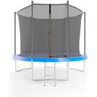 JUMP4FUN Trampoline de jardin ø 305 cm- 10FT- Filet intérieur Bleu