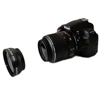 Objectif,Nikon – convertisseur professionnel 52mm pour appareil photo DSLR D5100 D3200 D70 D40, avec couvercle cadeau