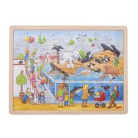 Goki 57744, Jigsaw puzzle, Zoo, Petite enfance, 3 année(s), Bois, 400 mm