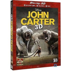 BLU-RAY FILM DISNEY CLASSIQUES - Blu-Ray 3D John Carter (Blu-Ray 3D + Blu-Ray 2D)