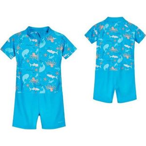 COMBINAISON Combi-short UV protection manches courtes bébé Playshoes Sea Animals