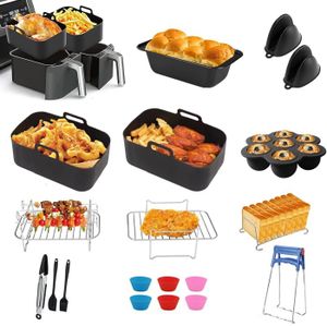 Accessoires de friteuse à air chaud, compatibles avec Ninja Foodi AF300EU, 2 protections anti-éclaboussures pour friteuse à air chaud, protection des éléments chauffants et des ventilateurs d'une Accessoires de friteuse à air chaud, compatibles avec Ninja Foodi AF300EU, 2 protections anti-éclaboussures pour friteuse à air chaud, protection des éléments chauffants et des ventilateurs d'une