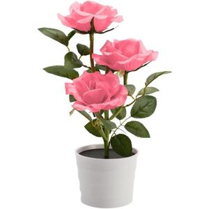 POT LUMINEUX Creative Rose Fleur Lumière Solaire 3Led Simulation Bonsaï Pot De Fleurs Plante En Pot Jardin Cour Paysage Lampe Intérieur Ba[J3849]