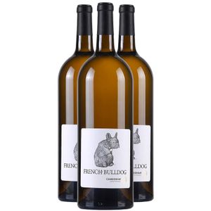 VIN BLANC French Bulldog Chardonnay Magnum Blanc 2020 - Lot 