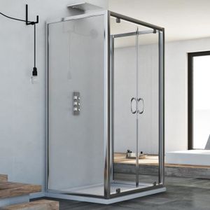 Cabine Douche Avec 3 Cotes 70x120x70 Cm H185 Trasparent Modele