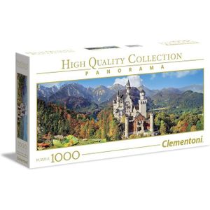 PUZZLE 39438 Panoramique Puzzle - Neuschwanstein - 1000 P