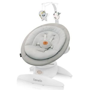 BALANCELLE Balancelle bébé 360° - LIONELO Mell - 12 mélodies - 6 modes - Télécommande - Bluetooth