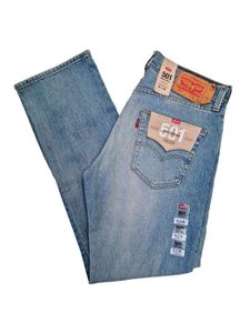 LEVI'S ® 501 ® Messieurs Jeans Nouveau Medium Stonewashed/Bleu De Nombreuses Tailles Neuf