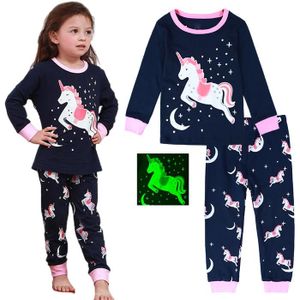 LZH Pyjama Enfant Fille Ensembles Vêtements De Nuit