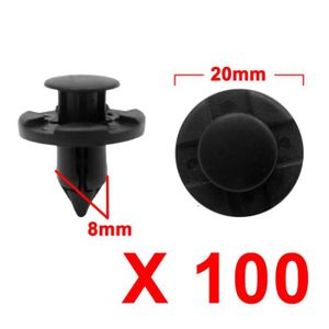Range Discovery pare-chocs Corps Panneau Garniture Poussoir fastener clips 8-9mm 10x Land