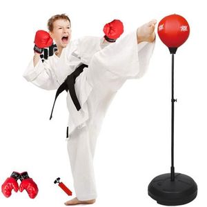 Portable Taille Stress Relief Boxe Punch Poire Vitesse Balle D/étendu Boxe Punching Bag Speed Ball Set Outils dentra/înement de Boxe