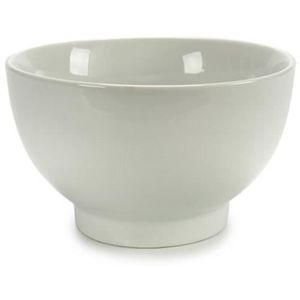 Saladier porcelaine blanche 19 cm forme boule Table Passion