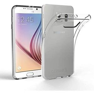 COQUE - BUMPER Coque Samsung Galaxy S6 Housse Transparente de Protection Fine en Silicone Ultra Mince, Etui Bumper Amortissant
