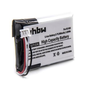 Batterie téléphone vhbw Batterie téléphone fixe sans fil 500mAh (3.7V