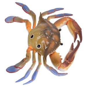 FIGURINE - PERSONNAGE Zerodis Figurine de Crabe Modèle Animal Marin Joue