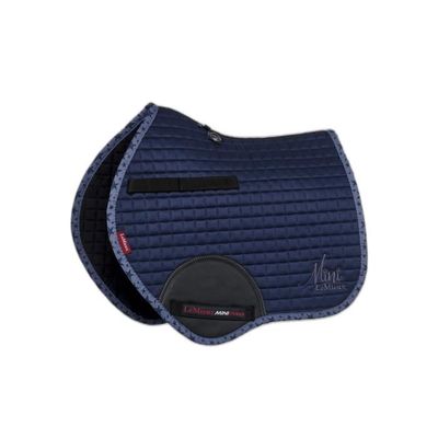 Tapis De Selle LeMieux En Daim Noir - Contact Étroit Et Confort Optimal Pour Cheval