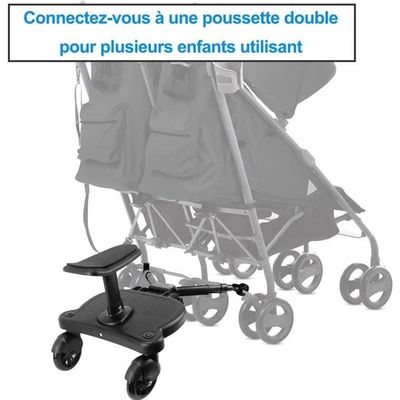 Marche pied online poussette double