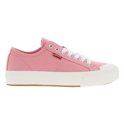 Baskets basses toile Levi s femme rose Levi s Textile Plat