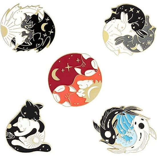 Pin's Fursona Floralmancer - Chat Vert Émaillé - Badge Collector Pour Sac Et Veste