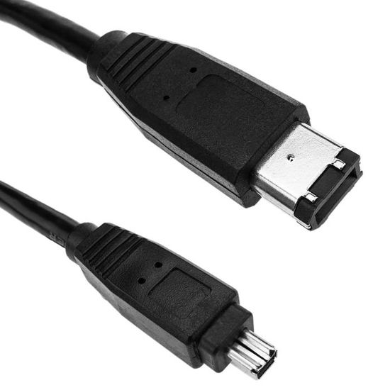 Adaptateur FireWire IEEE 1394 6 Broches Femelle Vers USB Mâle - Pour Appareil Photo, Disque Dur, Imprimante, Scanner - Plug & Play, Sans Pilote