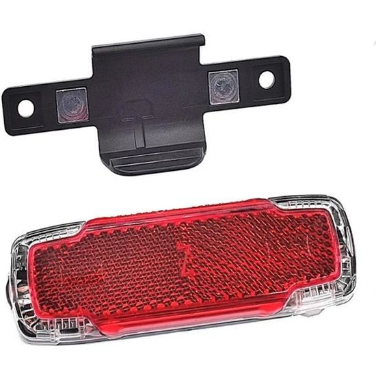 Feu Arrière Busch & Müller FlatPlus Pour Porte-bagages – Noir, LED, Rechargeable
