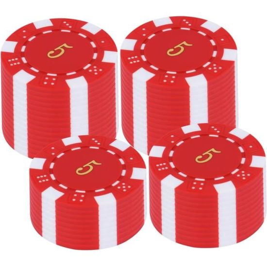 Harrycle 400 Pièces Jetons De Poker En Plastique Jeton De Jeu 4