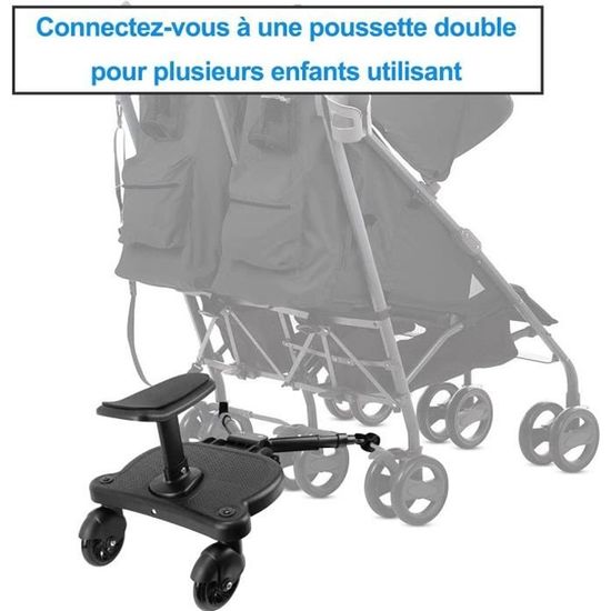 Double marche poussette universelle on sale