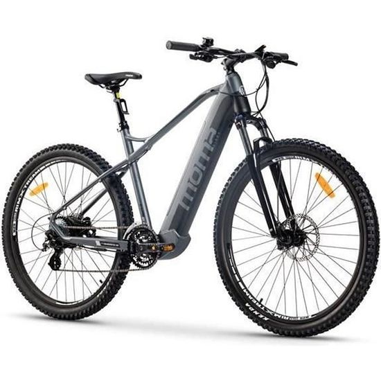 MOMA BIKES - VTT électrique VAE - 29 " - SHIMANO 24 Vitesses - Freins à disques hydrau - Batterie Intégrée Ion Lit - 48V - 13Ah