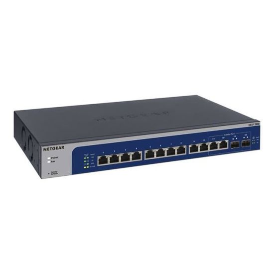 NETGEAR Switch 12-Port 10-Gigabit - Multi-Gigabit Ethernet Smart Managed Plus XS512EM