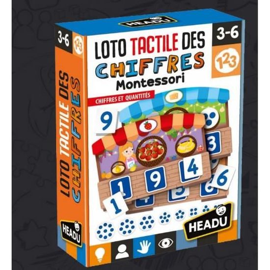 Jeux montessori loto tactile