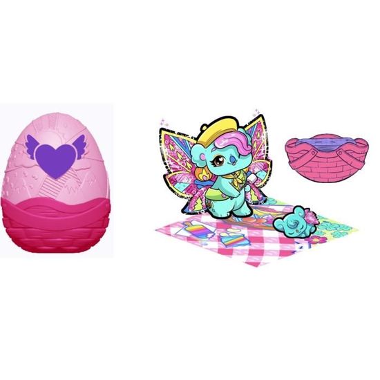 HATCHIMALS - PACK DE 4 FAMILLE SURPRISE 3 ENFANTS 1 BEBE SAISON 2 Figurines Surprises Hatchimals A Collectionner Theme Fa Amz B0b1
