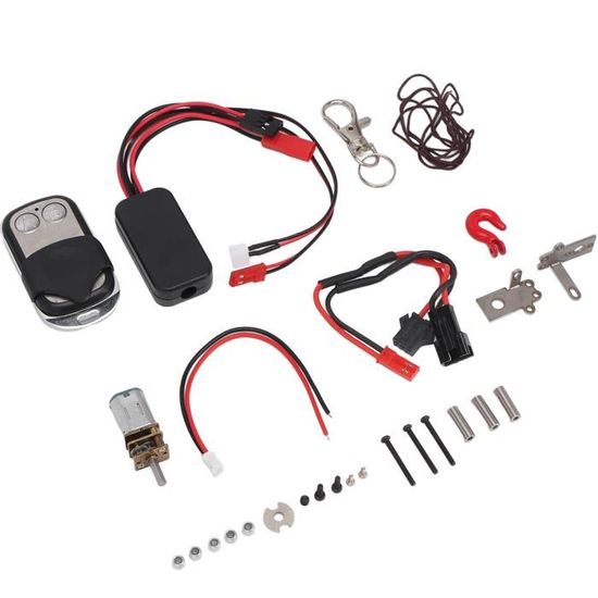 Accessoires RC Crawler 1/10 - Support De Cric Et Ancrage De Treuil Pliable En Métal - Pour TRX4, SCX10, D90