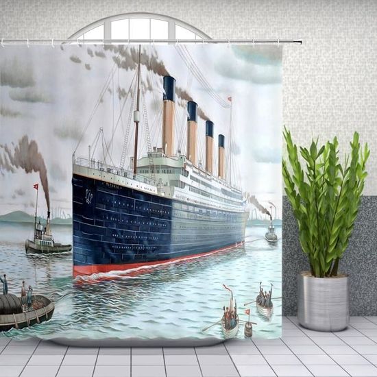 Porte-monnaie Imprimé Soleil Rouge Et Bateau Pirate - Tissu Oxford, 12x5x9 Cm - Pour Femmes, Filles, Enfants